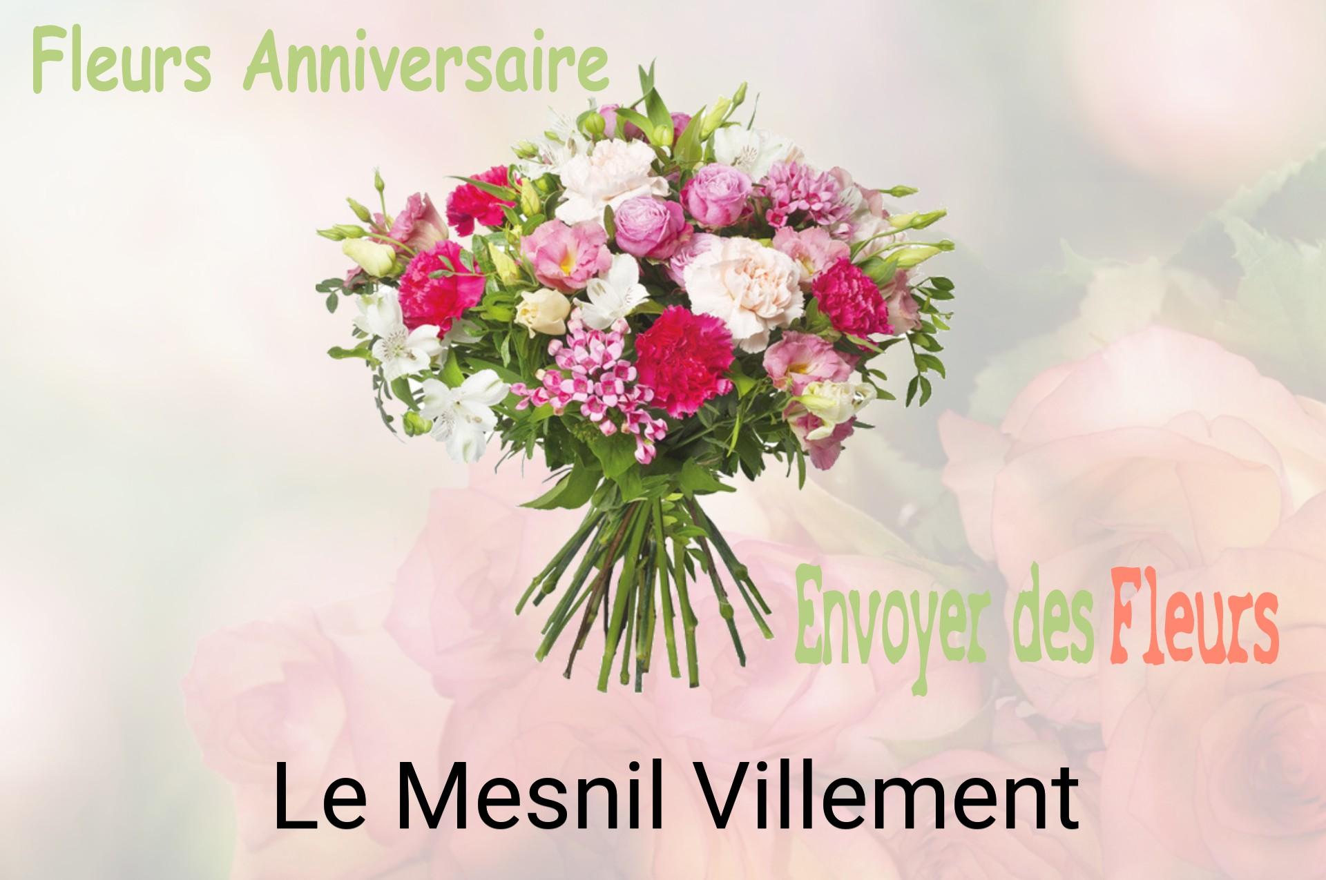 Bouquet de fleurs d’anniversaire livré à Le Mesnil-Villement